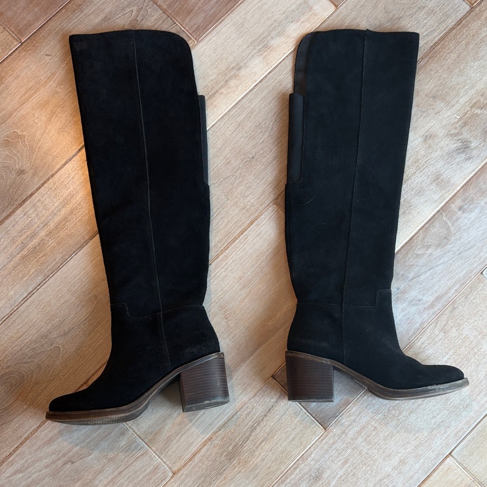 Lucky Brand Ratann Black Knee-High Women's Boots Size 8.5